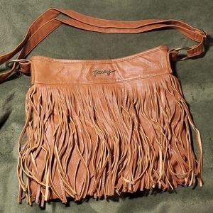 Roxy Purse - Brown with Fringe